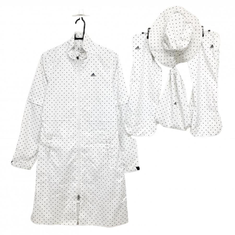 アディダス ゴルフ レインウェア＋帽子セット（レディース用）正品 adidas（アディダス） レインウェア(レインワンピース×レッグカバー