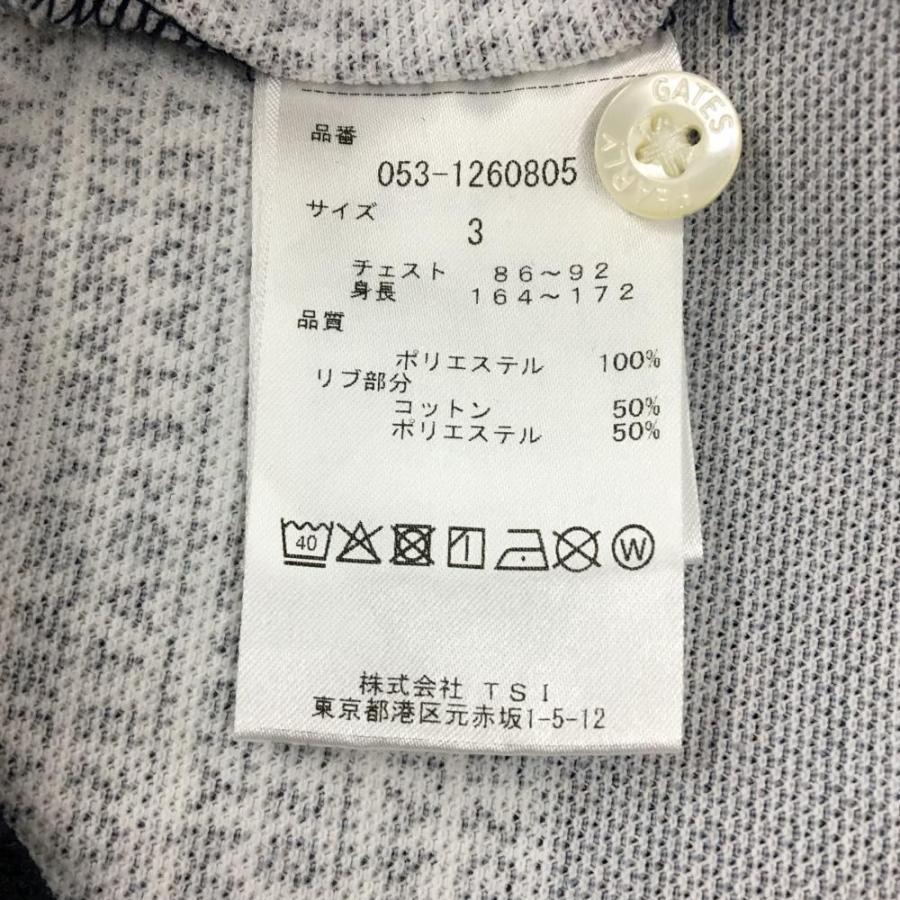 PEARLY GATES（パーリーゲイツ） 半袖ポロシャツ ネイビー×白 ロゴ