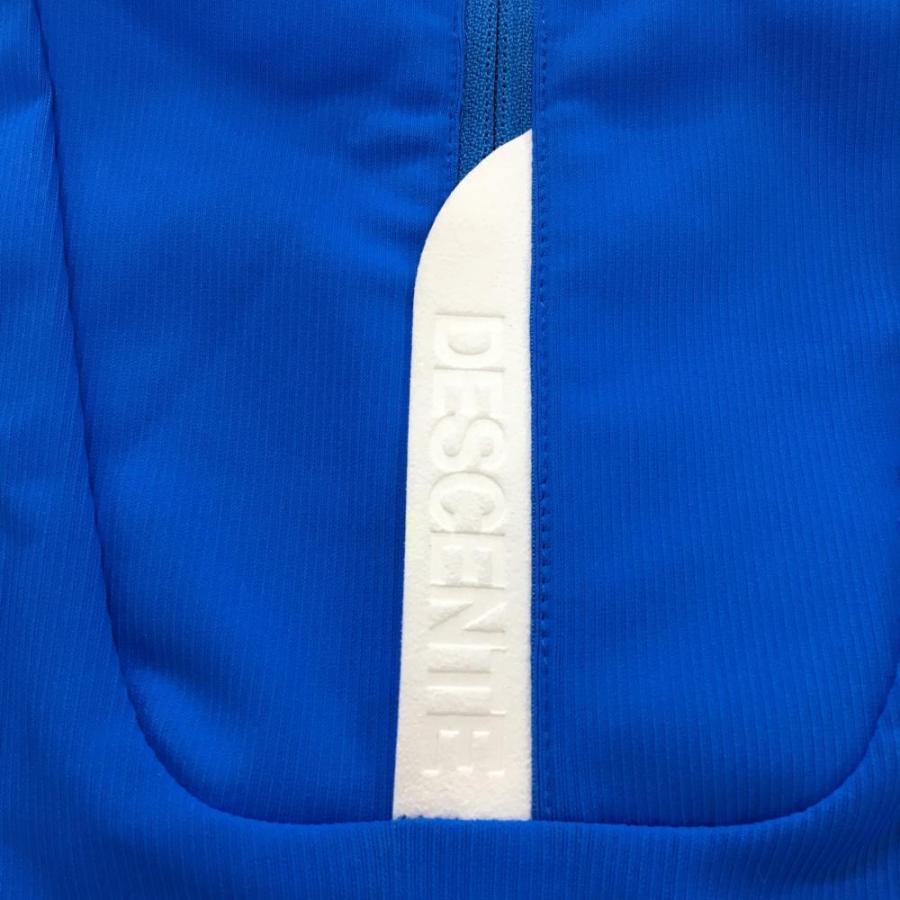 DESCENTE GOLF 【新品】デサントゴルフ 半袖ハイネックシャツ ブルー