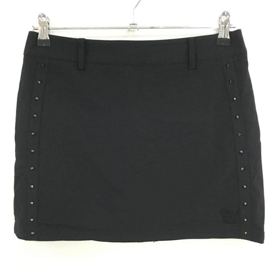 ANEW GOLFスカートM 超美品】アニューゴルフ スカート 黒 スタッズ ストレッチ 内側