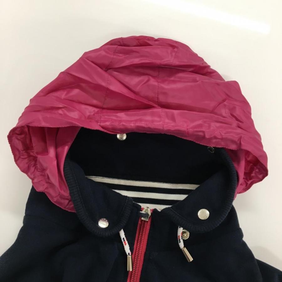 Munsingwear（マンシングウェア） ジャケット ネイビー×ピンクレッド