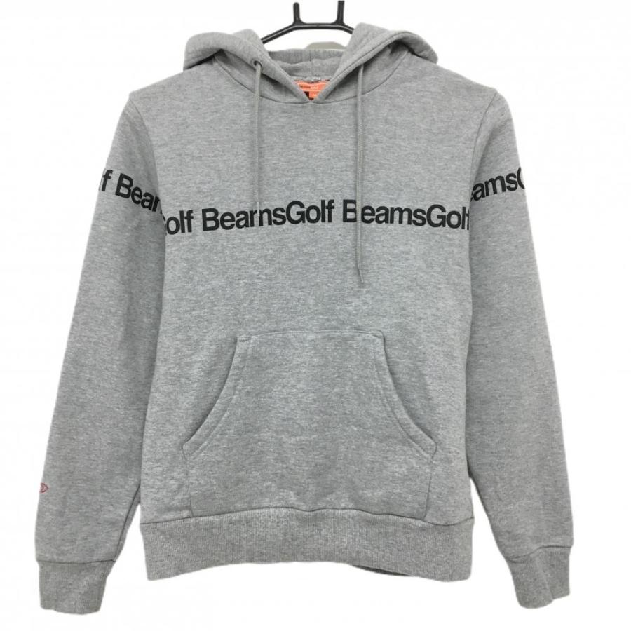 BEAMS GOLF ビームスゴルフ 総柄 フード付きスウェットパーカー ロゴ BEAMS GOLF（ビームス ゴルフ） 【超美品】ビームスゴルフ パーカー 杢