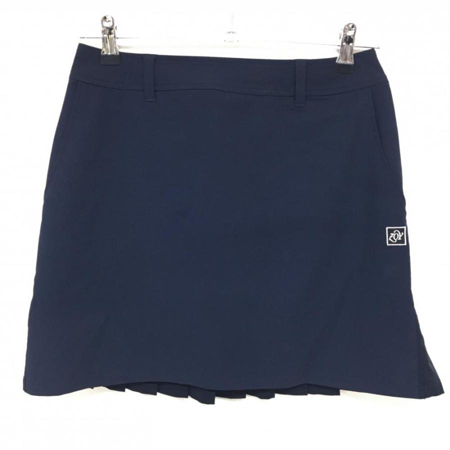 【新品】ZOY レディース ゴルフジャケット ネイビー 36 ZOY（ゾーイ） 【美品】ゾーイ スカート ネイビー 後裾プリーツ ロゴ