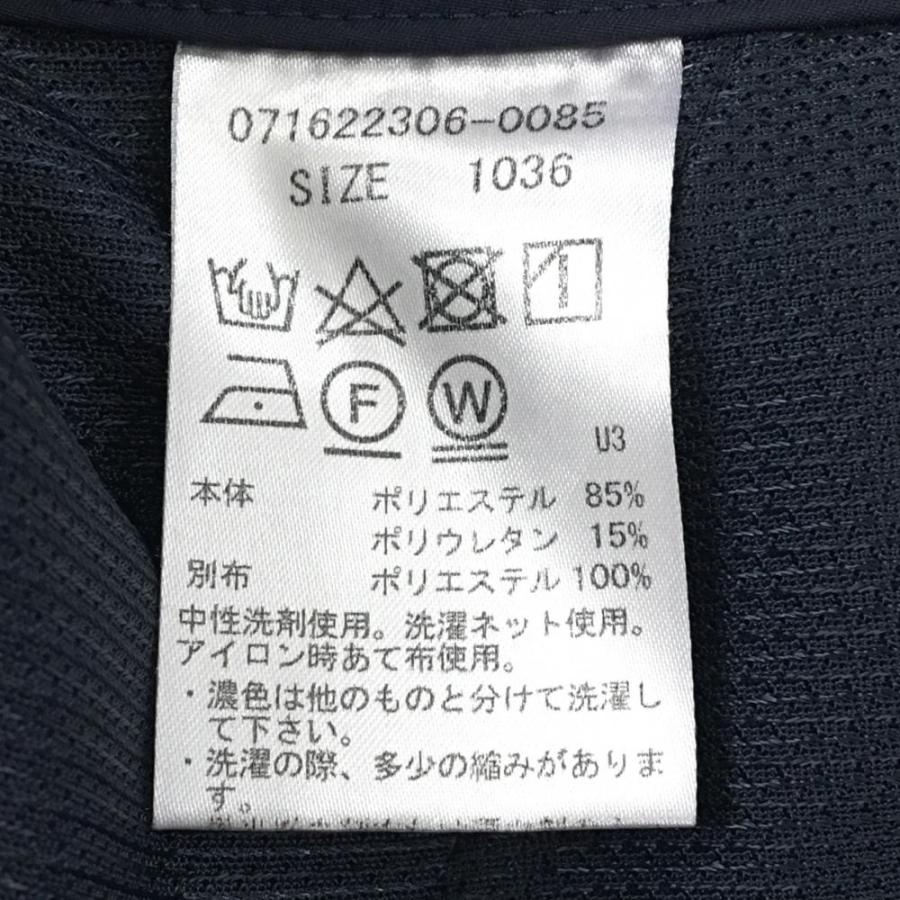 zoy レディースゴルフウェア　新品　36サイズ ZOY（ゾーイ） 【美品】ゾーイ スカート ネイビー 後裾プリーツ ロゴ
