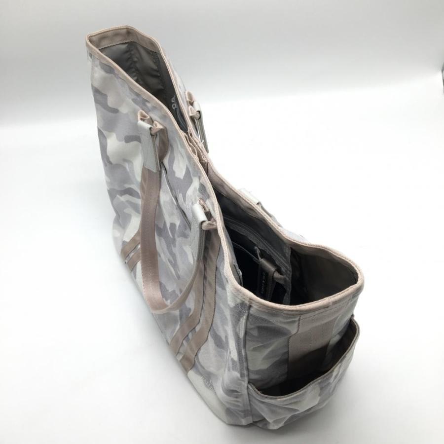 美品】ゼロハリバートン ロッカーバッグ 白×グレー カモフラ ビッグ