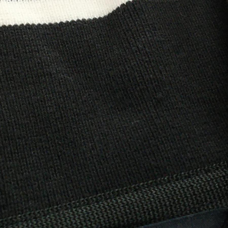Munsingwear（マンシングウェア） 長袖ハイネックシャツ 黒 ロゴライト