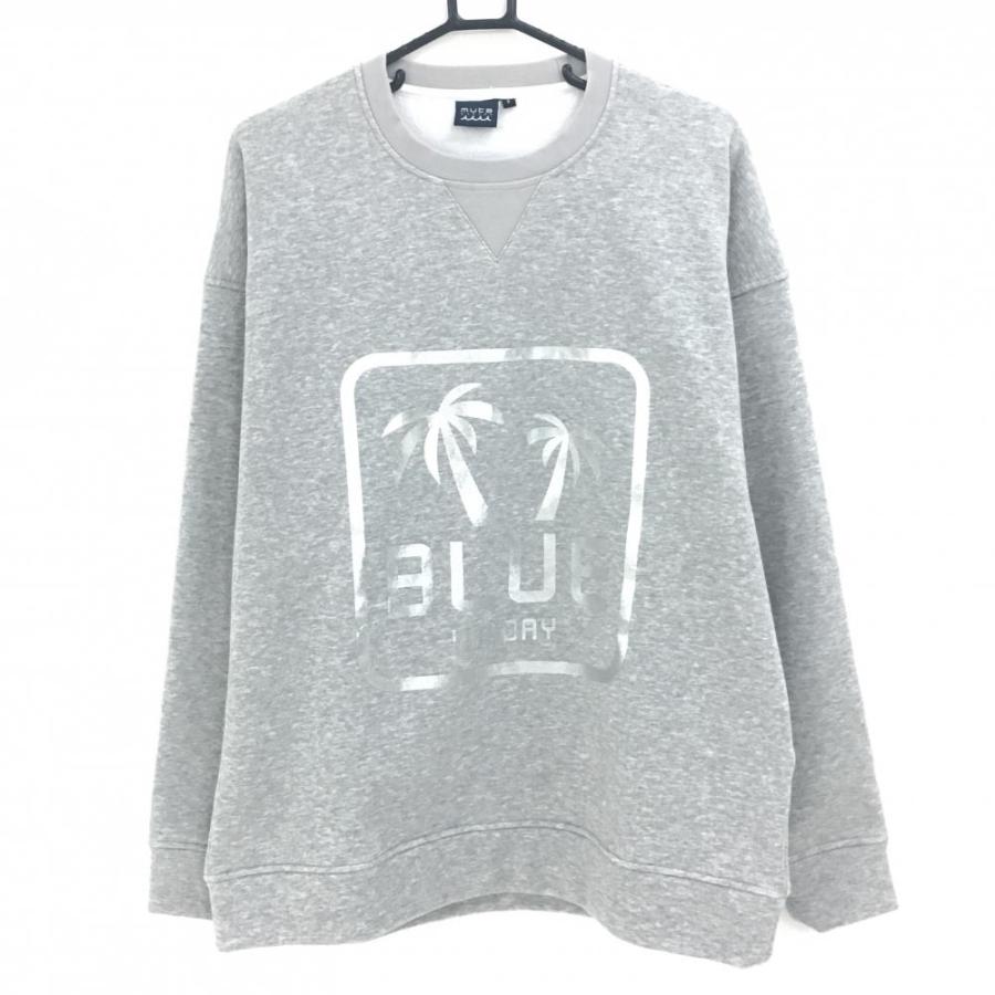 muta MARINE（ムータマリン） トレーナー 杢グレー×シルバー 裏起毛