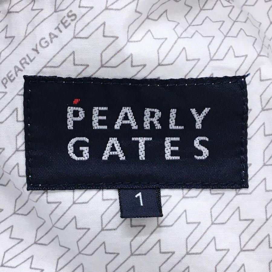 【新品】パーリーゲイツ スカート 白×ネイビー 千鳥格子  レディース 1(M) ゴルフウェア PEARLY GATESの画像