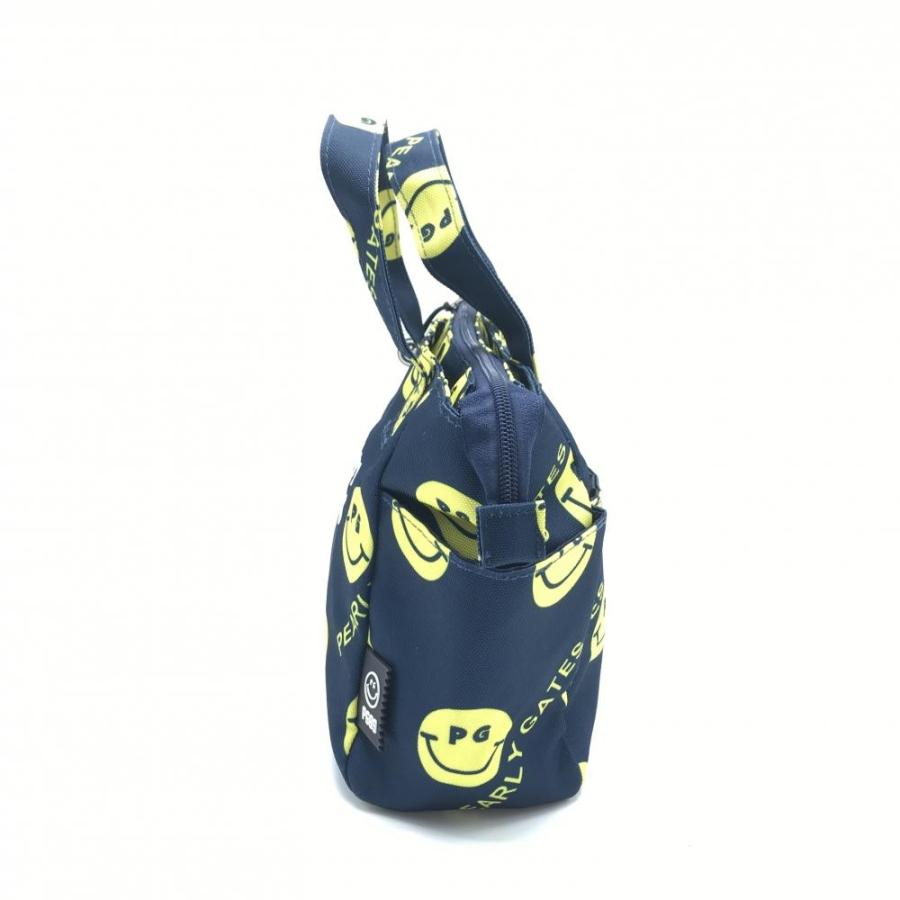 未使用級　パーリーゲイツ　カートバッグ　総柄　ゴルフ　ニコちゃん　PG ネイビー 未使用級 パーリーゲイツ カートバッグ 総柄 ゴルフ ニコちゃん PG