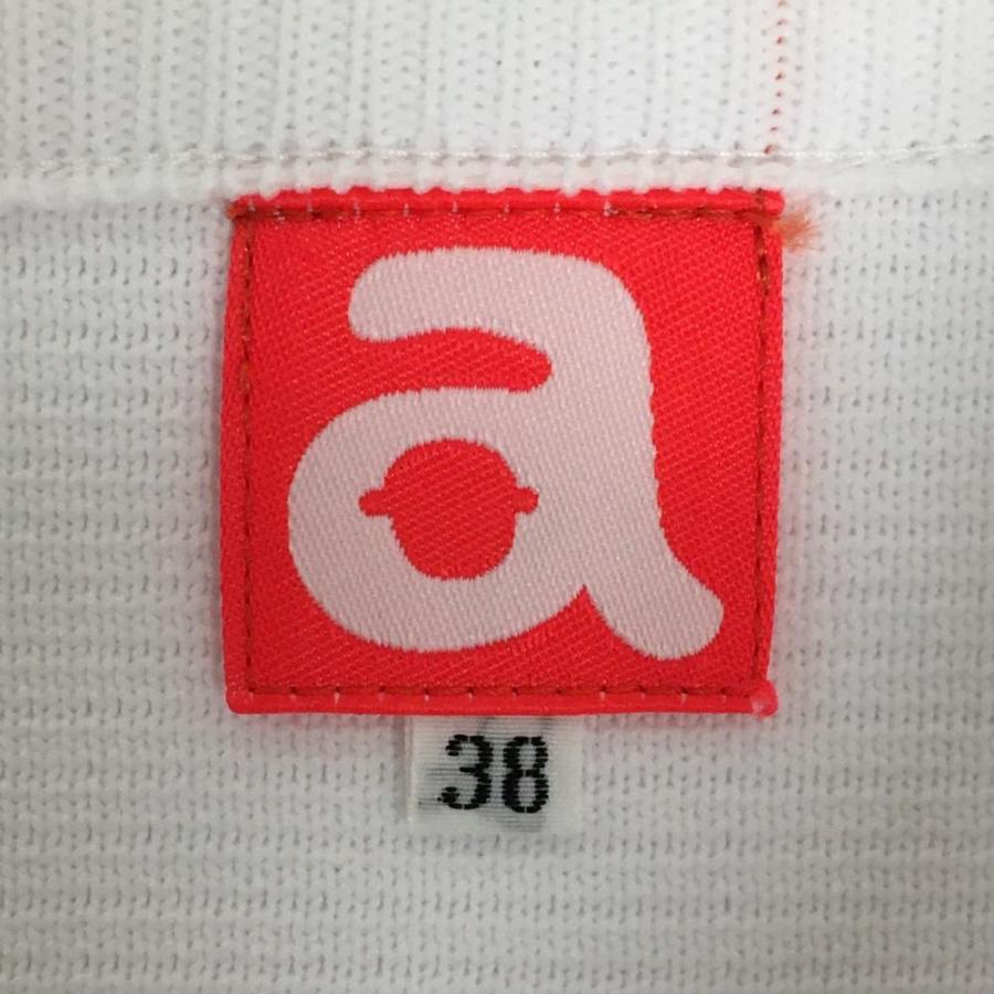アルチビオ ニットスカート 38サイズ archivio（アルチビオ） ニットスカート 白×ブルー 裾ボーダー