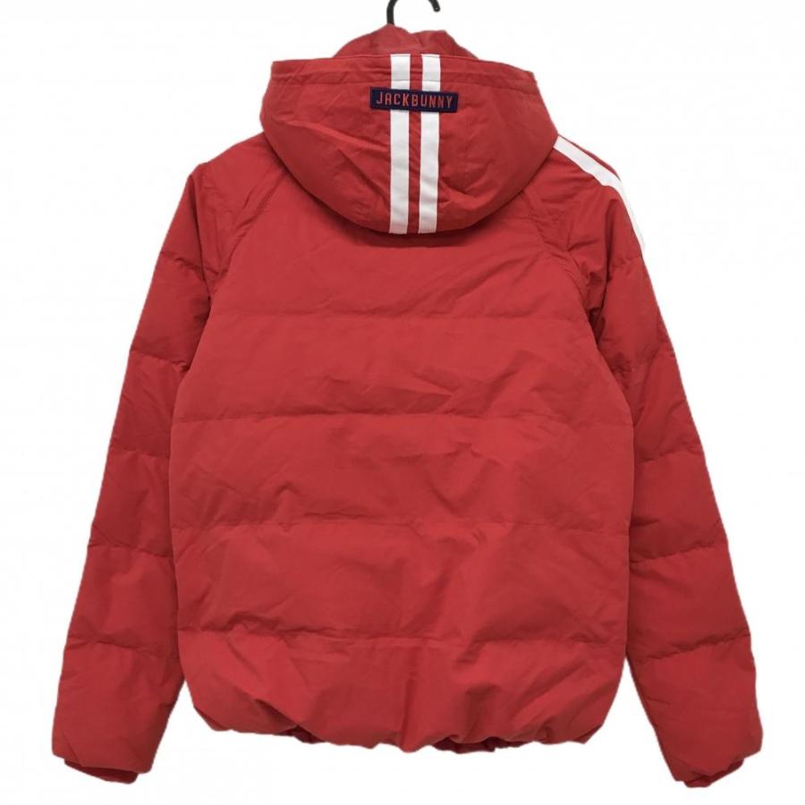 【ジャックバニー】美品 ダウンジャケット レッド 4サイズ メンズ 4way Jack Bunny!!（ジャックバニー） 【超美品】ジャックバニー 4WAYダウン