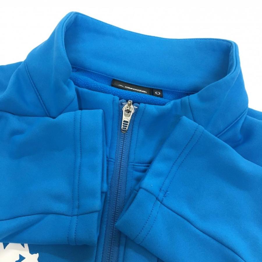 Kappa（カッパ） 【美品】カッパ ジャケット ブルー×白 ダブルジップ