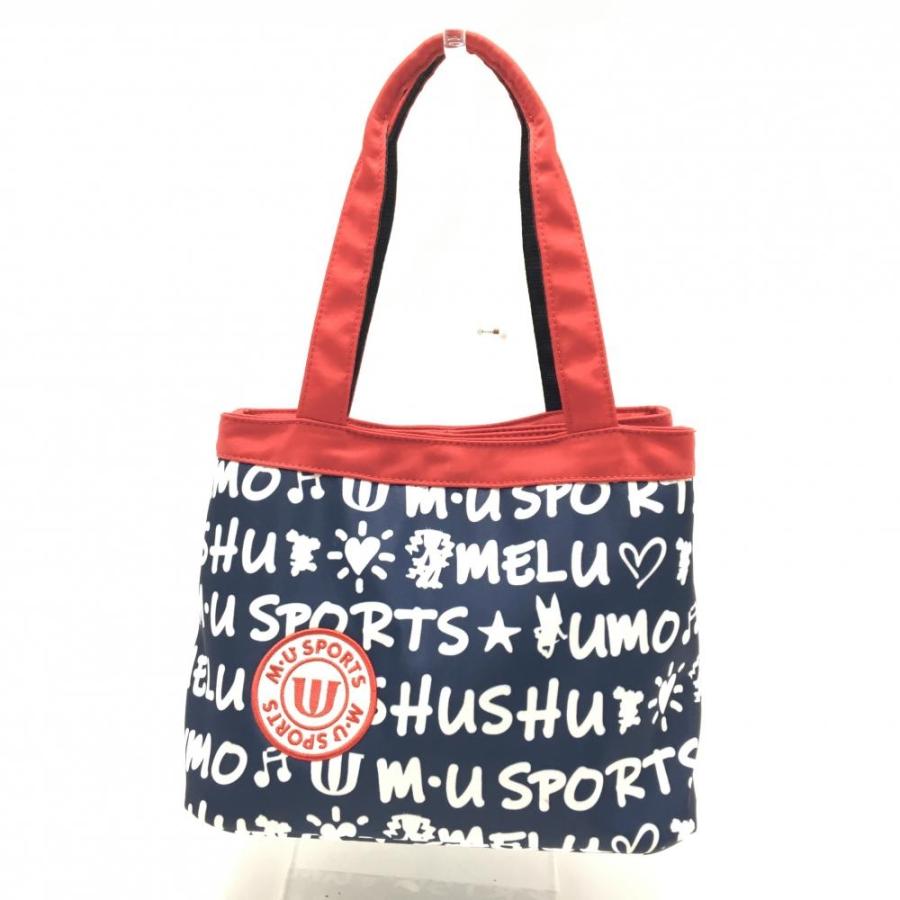 ＭＵスポーツ(MU SPORTS) 保冷バック 保冷カートバッグ M・U SPORTS 【美品】MUスポーツ 保冷カートバッグ ネイビー×レッド