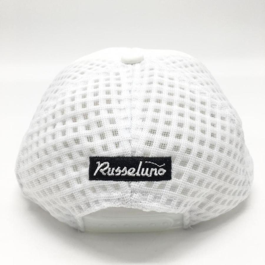 Russeluno（ラッセルノ） キャップ 白 ルチャマスク F ゴルフウェア