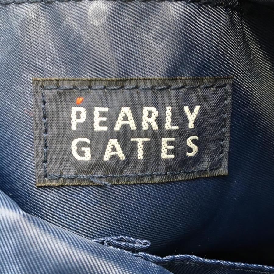 PEARLY GATES（パーリーゲイツ） カートバッグ ネイビー 内外ポケット