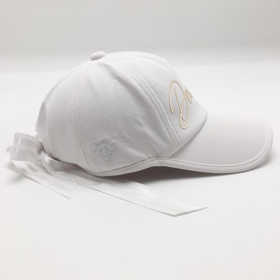 DESCENTE GOLF 【美品】デサントゴルフ LUXE COLLECTION キャップ 白