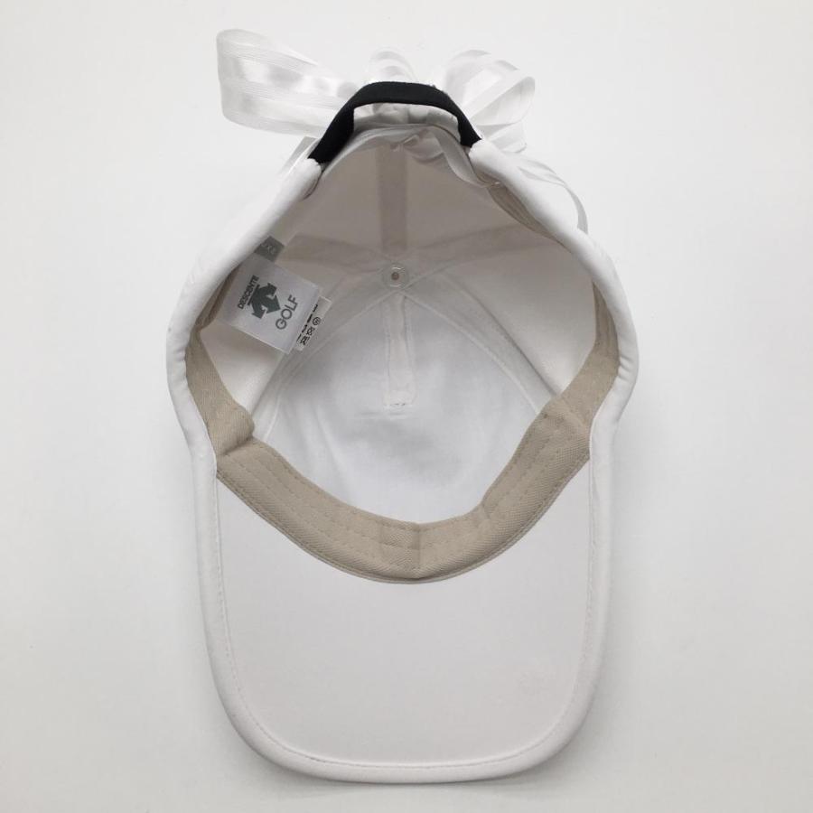 DESCENTE GOLF 【美品】デサントゴルフ LUXE COLLECTION キャップ 白