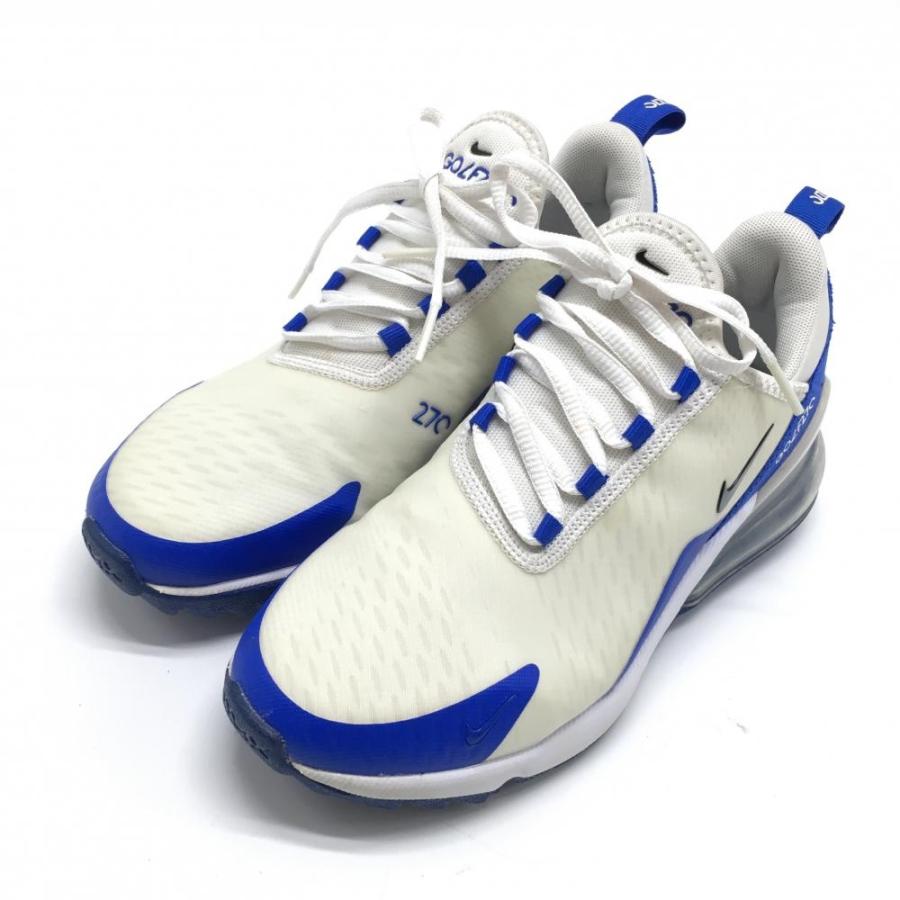 NIKE（ナイキ） 【美品】ナイキ ゴルフシューズ 白×ブルー CK6483-106