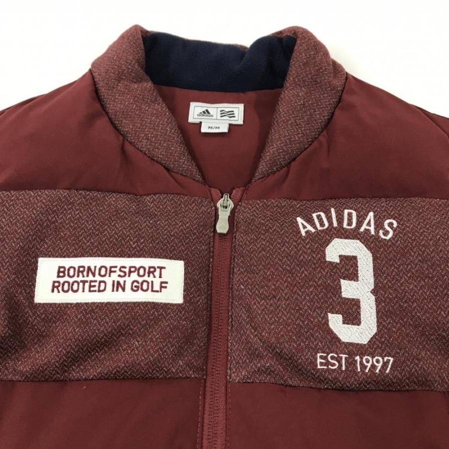 adidas（アディダス） 【美品】アディダス 中綿ベスト ダークレッド 