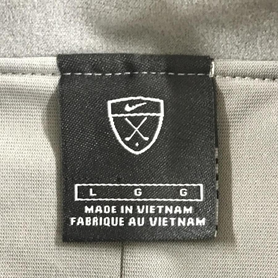 NIKE（ナイキ） ナイキゴルフ ジャケット グレー×黒 袖ワッペン 裏微