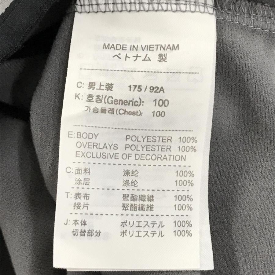 NIKE（ナイキ） ナイキゴルフ ジャケット グレー×黒 袖ワッペン 裏微