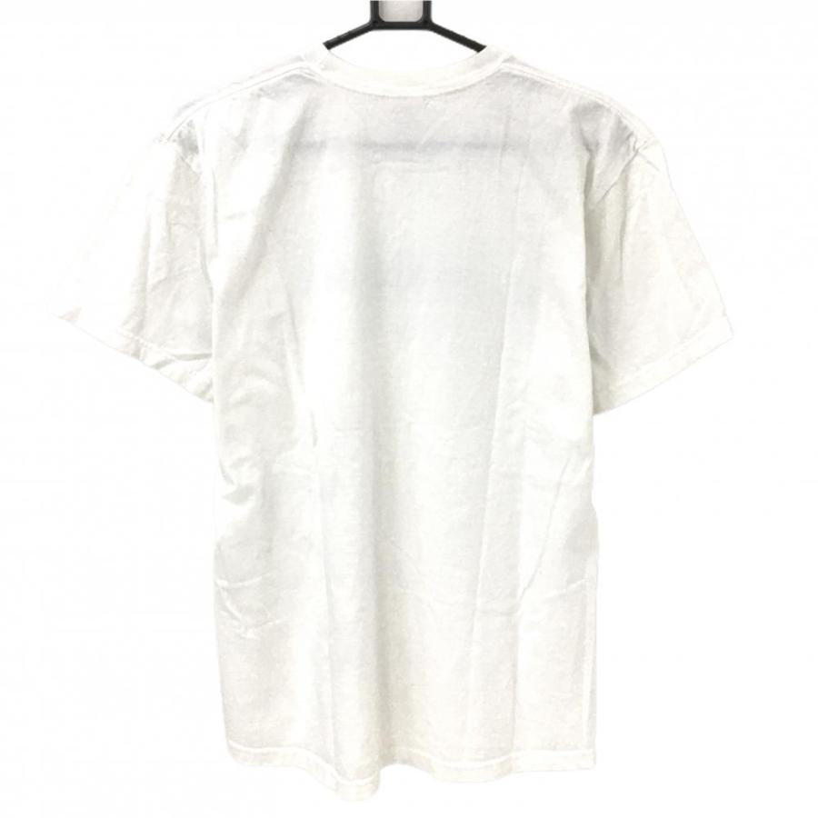 Supreme（シュプリーム） Tシャツ 白×ブルー系×黒 フロントロゴ