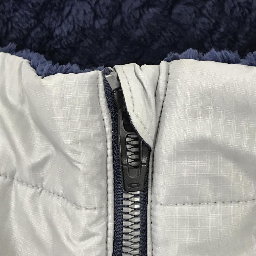 OAKLEY（オークリー） 切替ジャケット ライトグレー×ネイビー 裏ボア