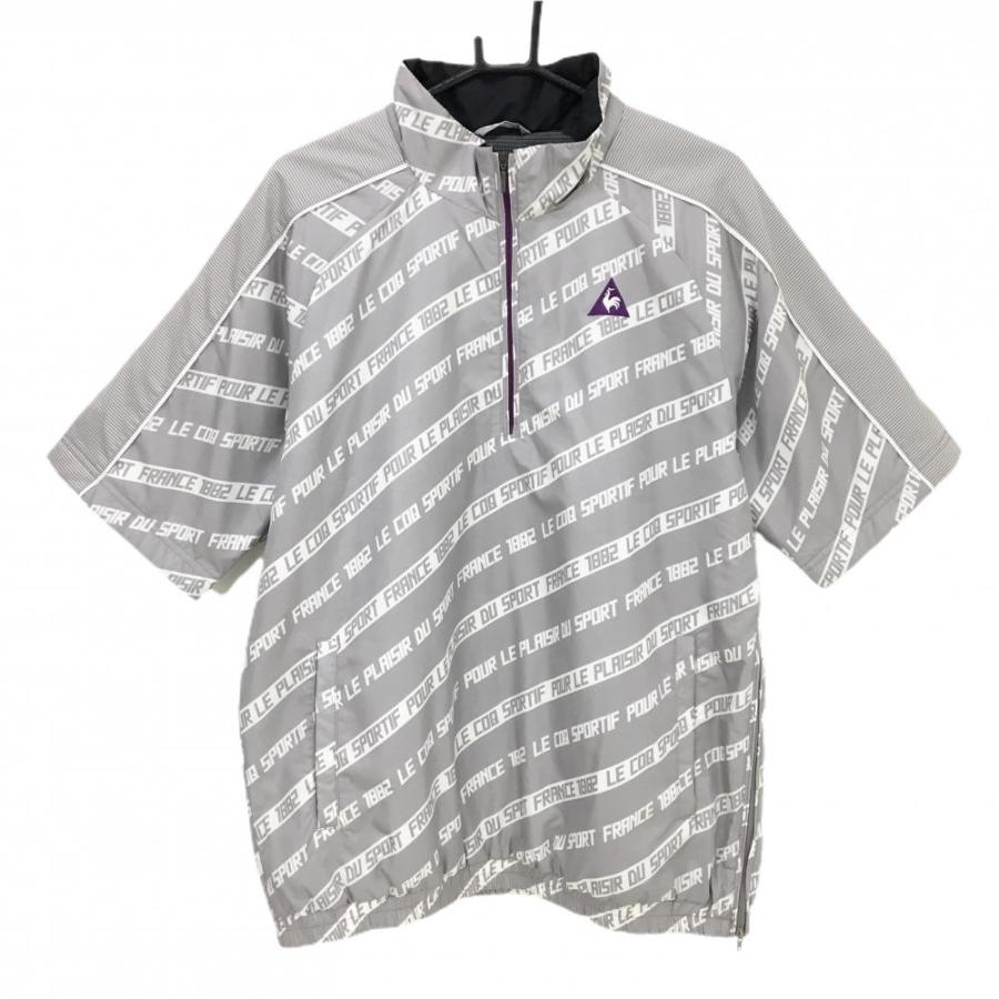 美品 le coq sportif GOLF 半袖 暴風ジャケット サイズXL le coq sportif GOLF（ルコックスポルティフ ゴルフ） 【超美品