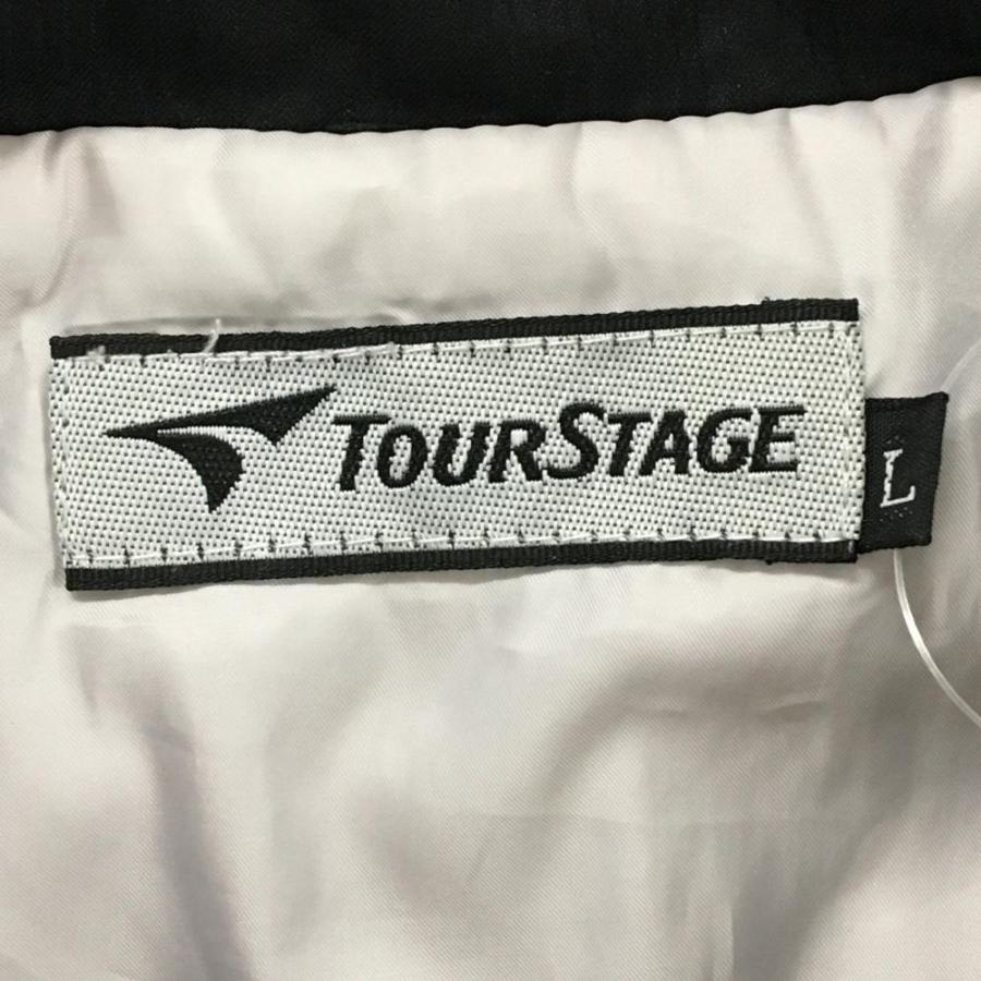 TOURSTAGE 【美品】ツアーステージ 半袖中綿ブルゾン ブラウン