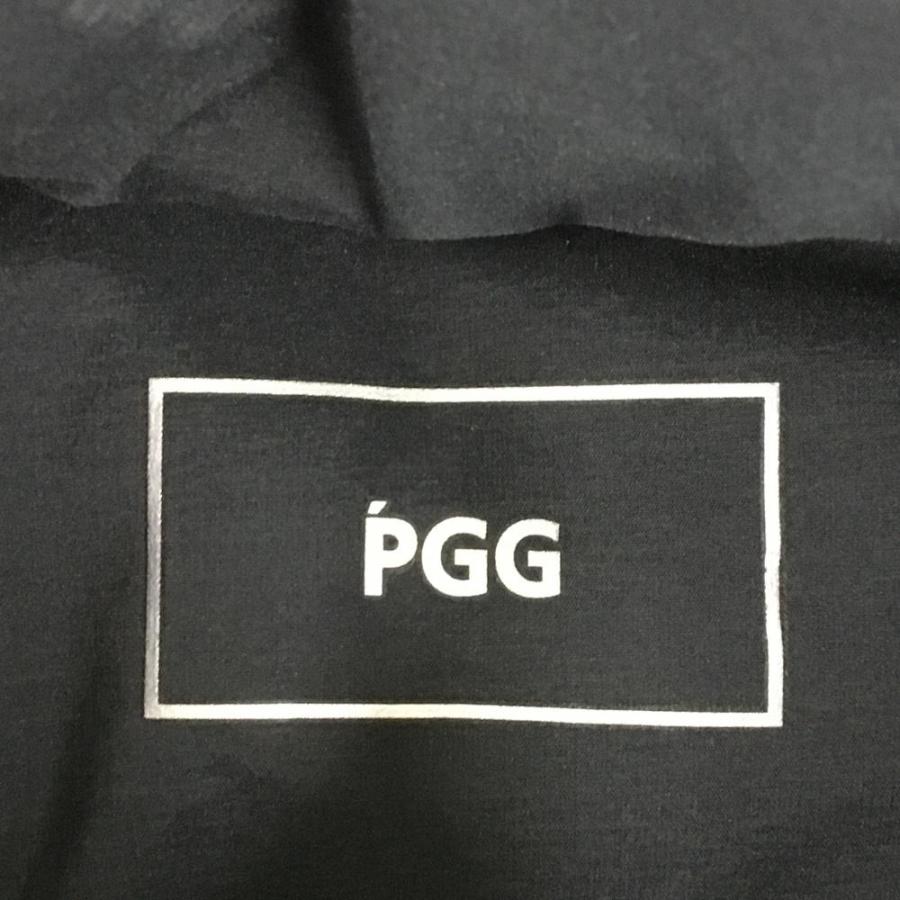 PGG 【新品】PGGパーリーゲイツ 中綿ベスト ネイビー×白 背面ロゴ