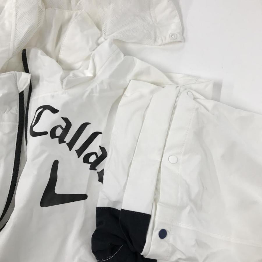 Callaway（キャロウェイ） レインウェア(4WAYブルゾン×パンツ) 白