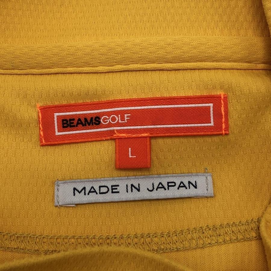 BEAMS GOLF（ビームス ゴルフ） 半袖ハイネックシャツ マスタード