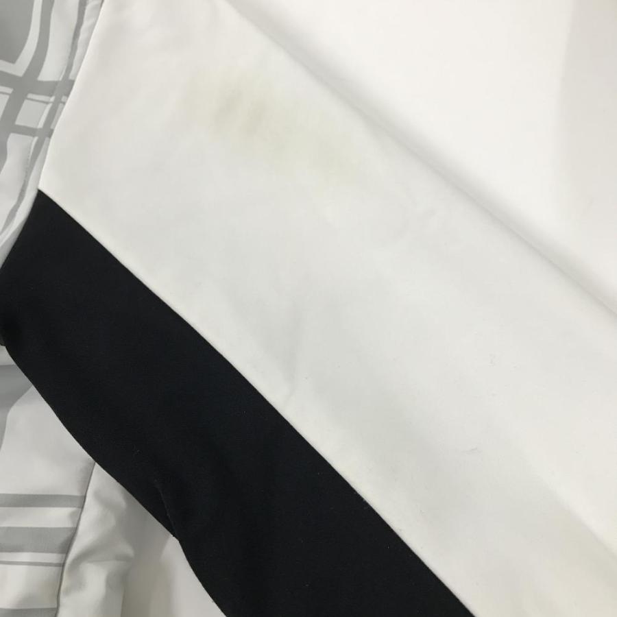 MARK&LONA（マークアンドロナ） 中綿異素材ジャケット 白×グレー×黒