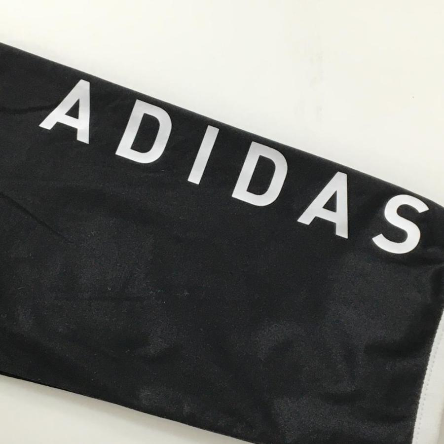 adidas（アディダス） 【新品】アディダス ジップパーカー 黒×白 袖