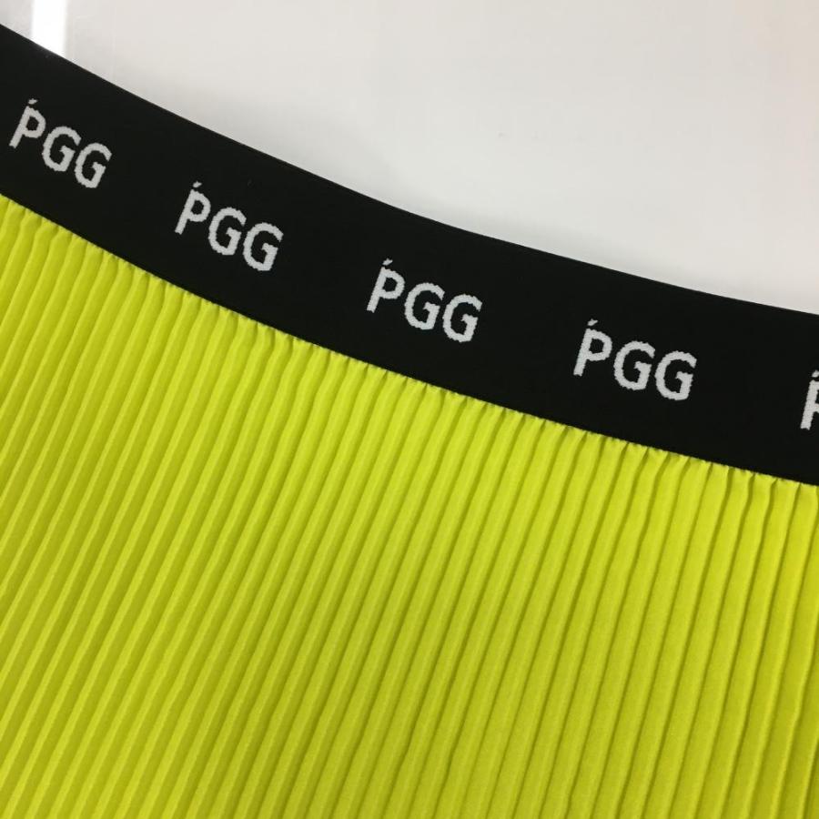 PGG 【新品】PGGパーリーゲイツ スカート イエロー×黒 ウエストゴム