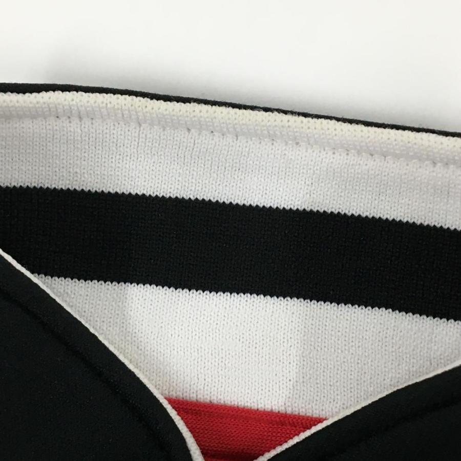 Russeluno（ラッセルノ） ジャケットブルゾン 黒×レッド×白 胸ロゴ