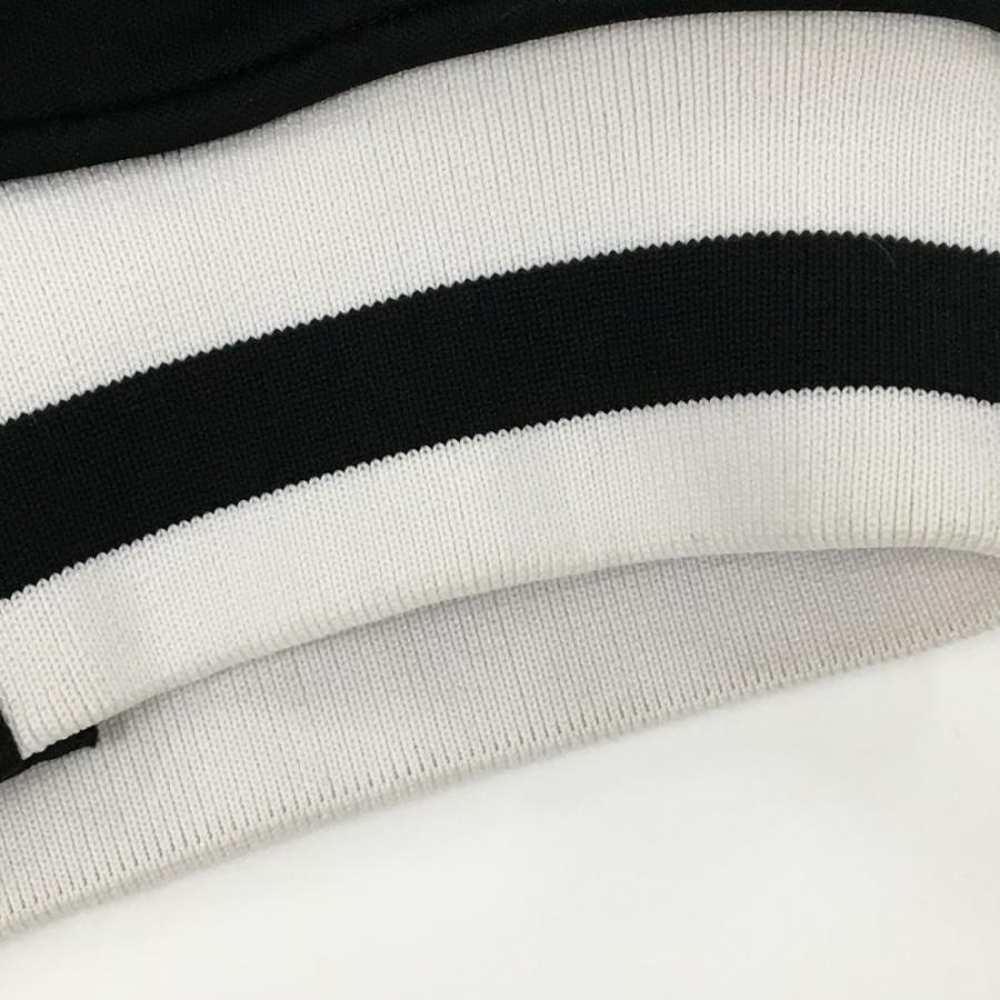 Russeluno（ラッセルノ） ジャケットブルゾン 黒×レッド×白 胸ロゴ