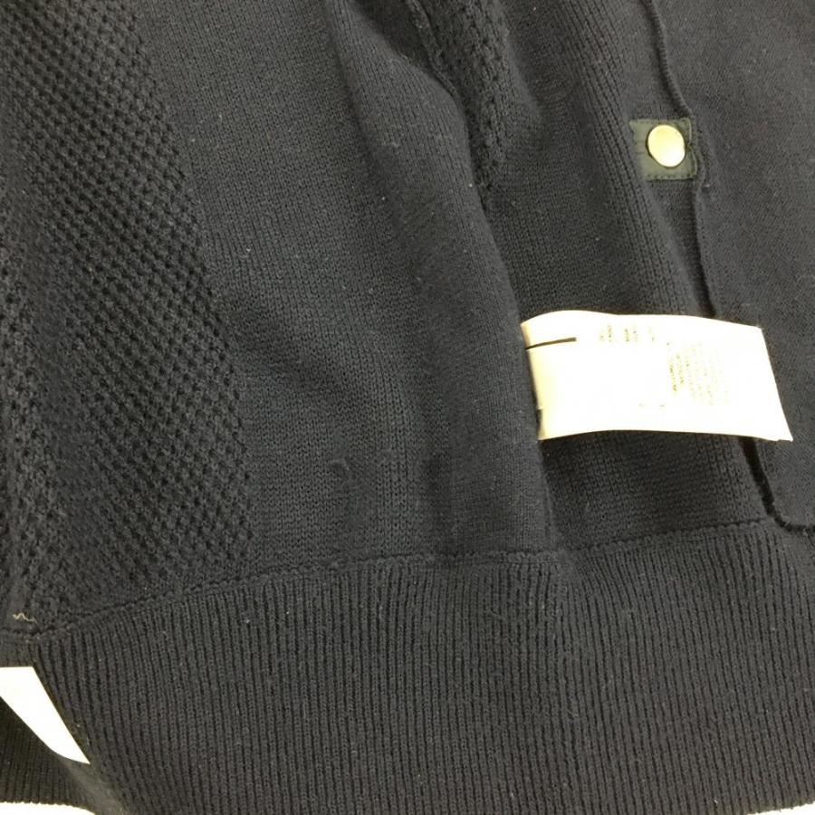 RLX 【超美品】RLXラルフローレン ニットジップベスト ネイビー 背面一