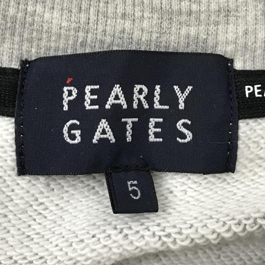 PEARLY GATES（パーリーゲイツ） トレーナー 杢ライトグレー 35周年
