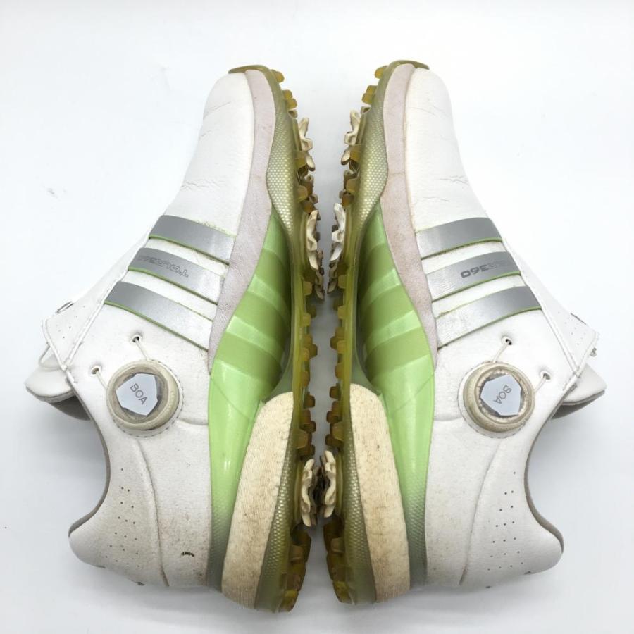 adidas（アディダス） ゴルフシューズ 白×ライトグリーン IF0264