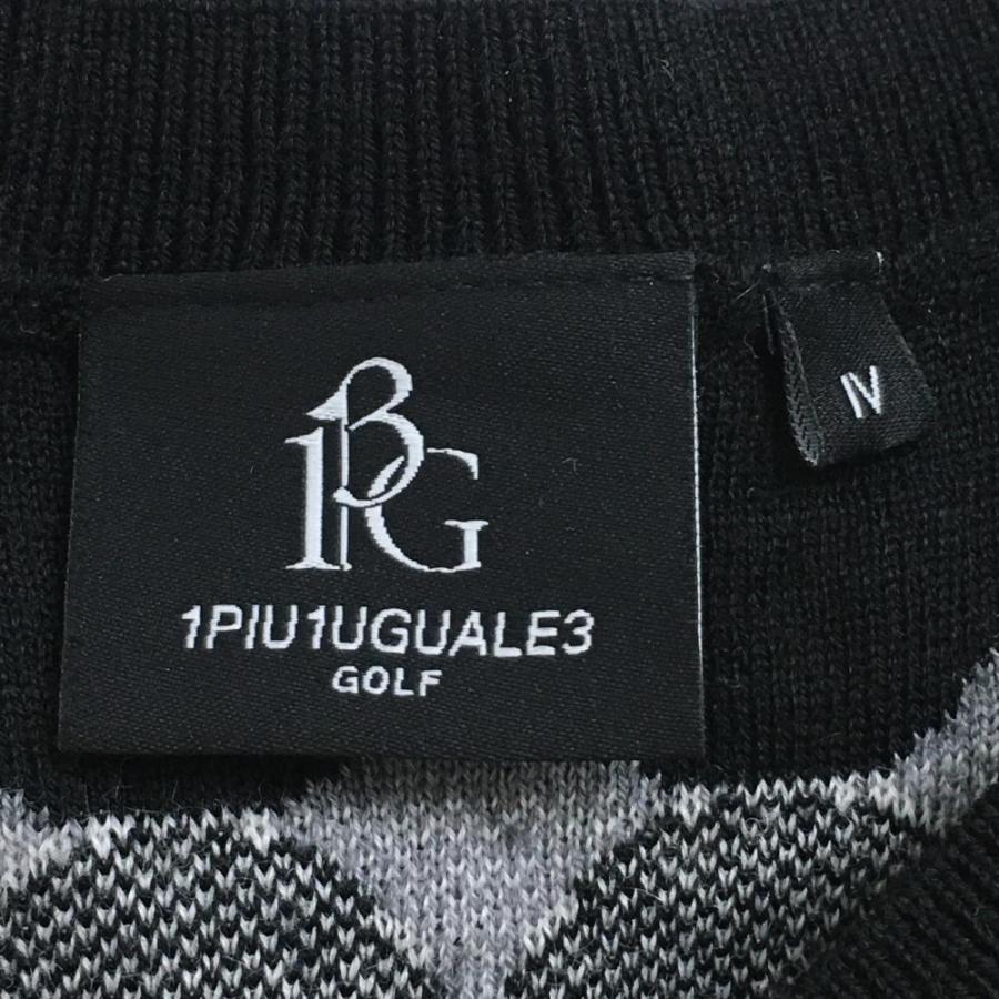 【未使用】1PIUIUGUALE3 GOLF ニット セーター ゴルフ XL 1PIU1UGUALE3 GOLF 【超美品】ウノピゥウノウグァーレトレゴルフ