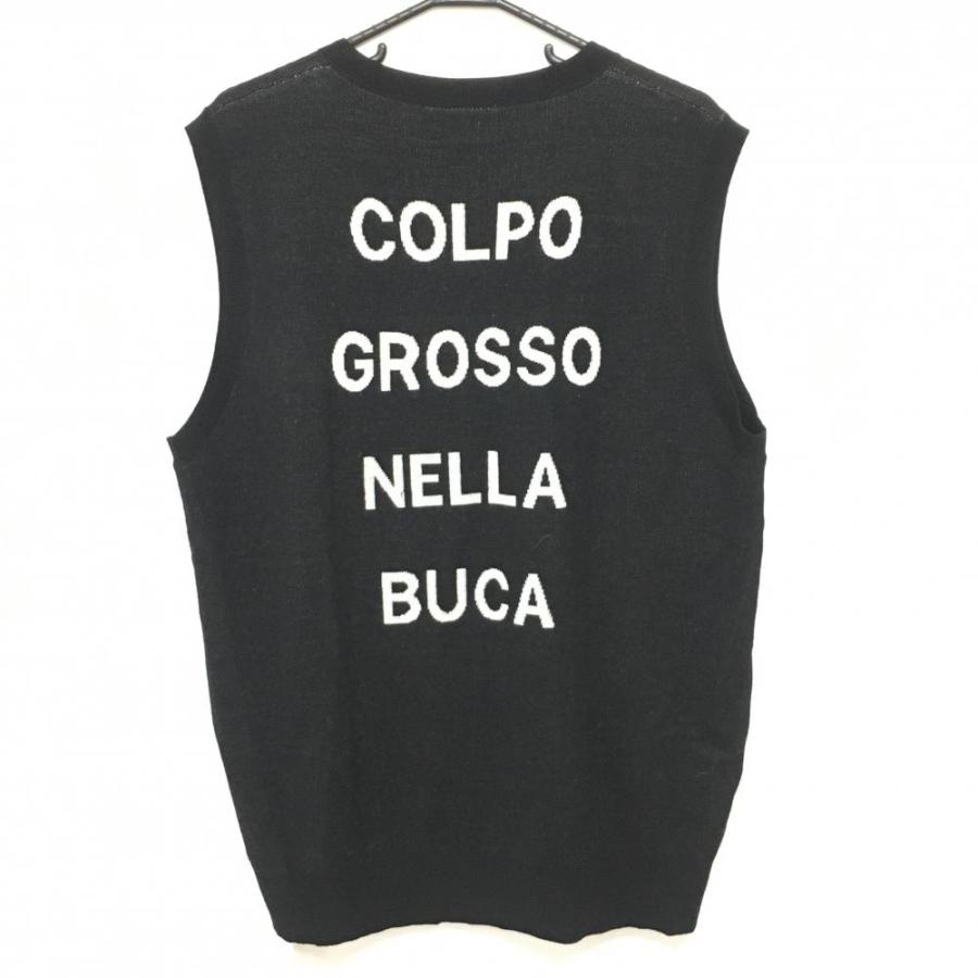 S【未使用品】1PIU1UGUALE3　GOLF ニットベスト 定価46200円 1PIU1UGUALE3 GOLF 【超美品】ウノピゥウノウグァーレトレゴルフ