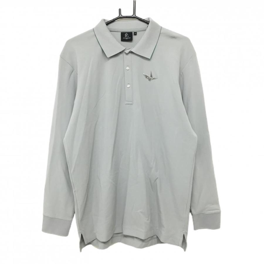 【極美品】ウノピゥウノウグァーレトレ ゴルフ 刺繍ロゴ 長袖 ポロシャツ Ⅵ 極美品】ウノピゥウノウグァーレトレ ゴルフ 刺繍ロゴ 長袖 ポロシャツ