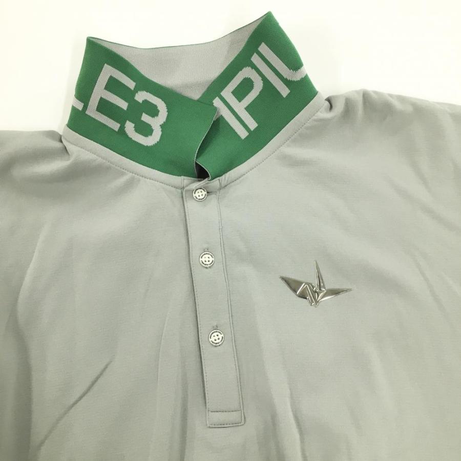 【極美品】ウノピゥウノウグァーレトレ ゴルフ 刺繍ロゴ 長袖 ポロシャツ Ⅵ 極美品】ウノピゥウノウグァーレトレ ゴルフ 刺繍ロゴ 長袖 ポロシャツ