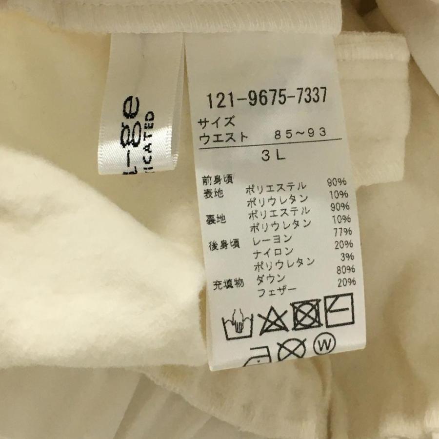 ジーフォア ダウンパンツ ロゴ 総柄 XS 新品】ノアジェ ダウンパンツ 白 前ダウン レディース 3L ゴルフウェア