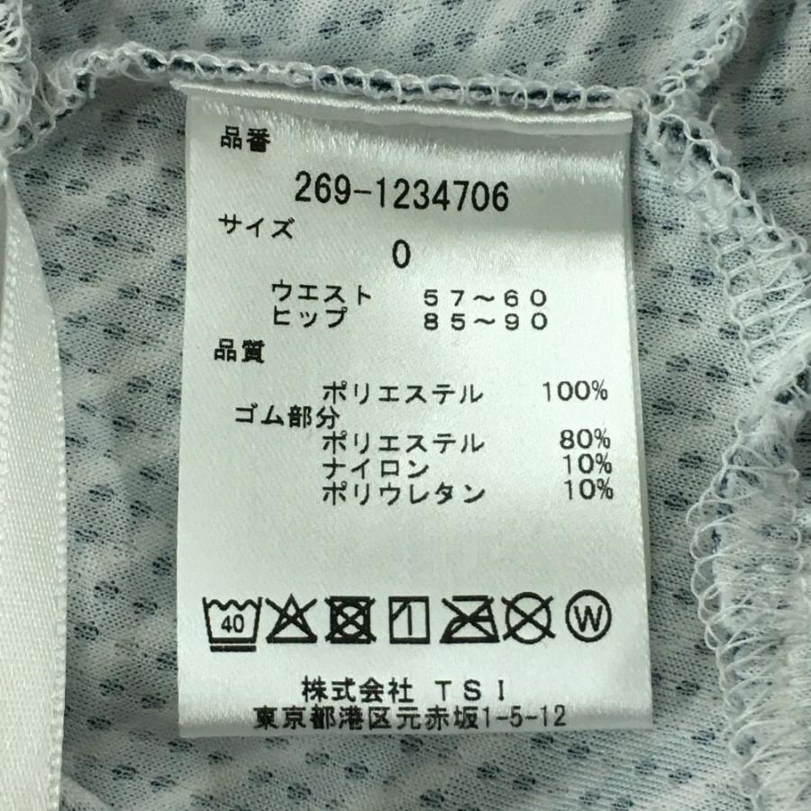 PGG 【新品】PGGパーリーゲイツ スカート ダークネイビー×白 斜め