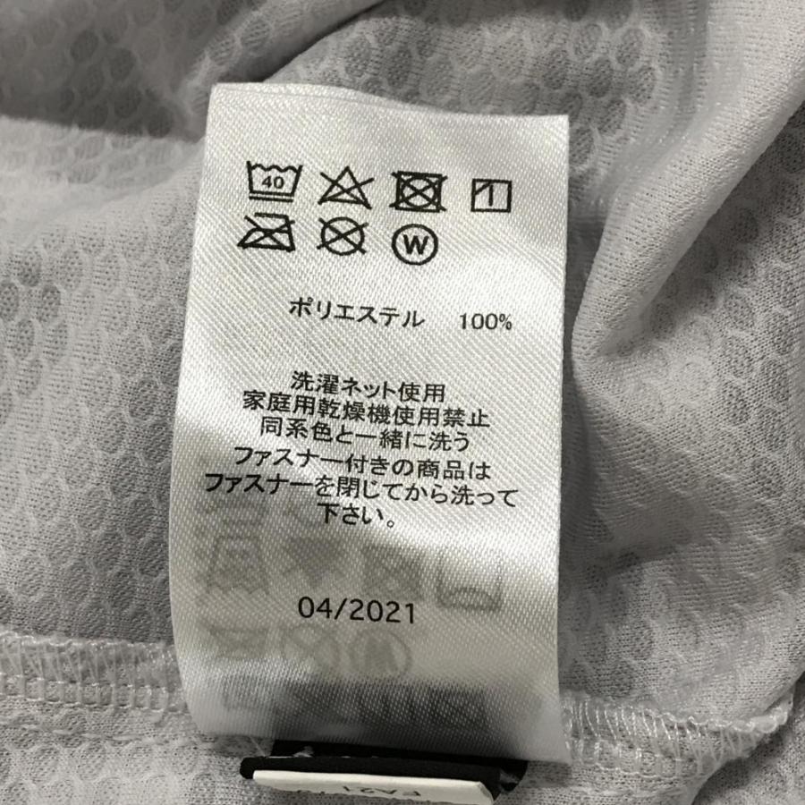 OAKLEY（オークリー） ジップパーカー 白×ライトグレー 総柄 メンズ XL