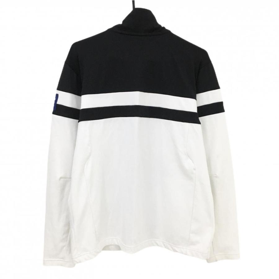 DESCENTE GOLF デサントゴルフ ジャケット 白×黒 肩ロゴ 中田英寿