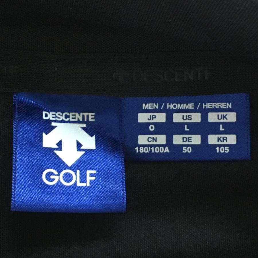 DESCENTE GOLF デサントゴルフ ジャケット 白×黒 肩ロゴ 中田英寿