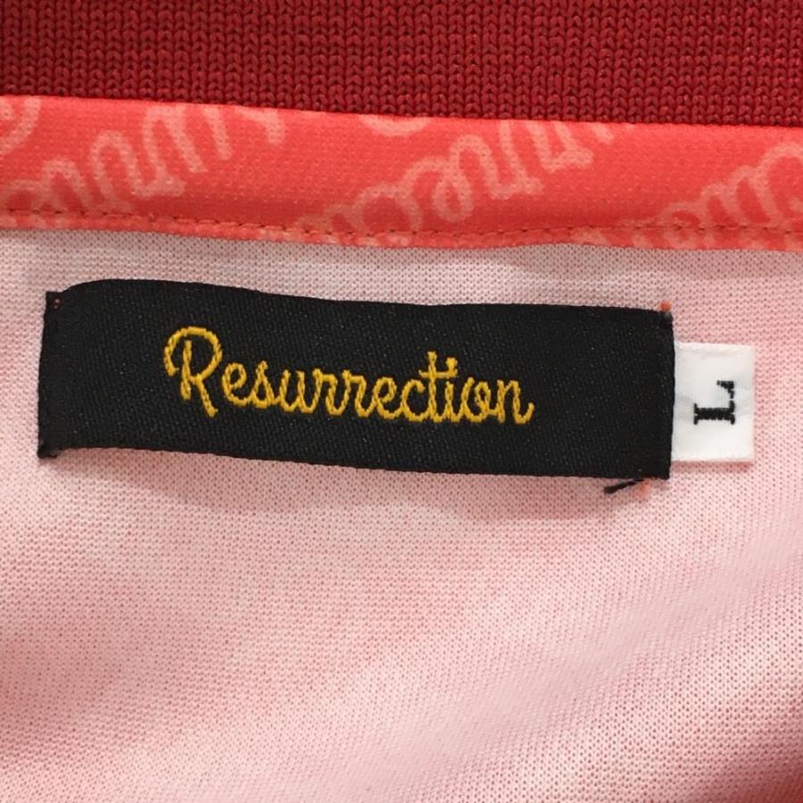 Resurrection 【超美品】レザレクション 半袖ポロシャツ レッド